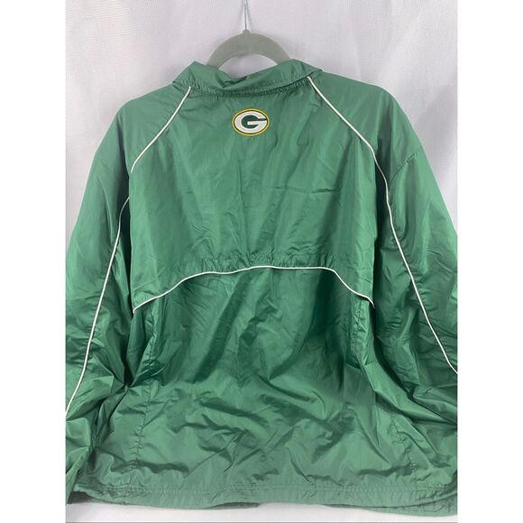 NFL Pro Line Green Mesh Football Nylon Jersey XXL Vintage Fan Gear Sportswear - Picture 6 of 8